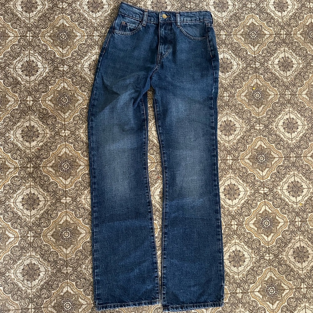 Sezane Serge High Rise Blue Jeans